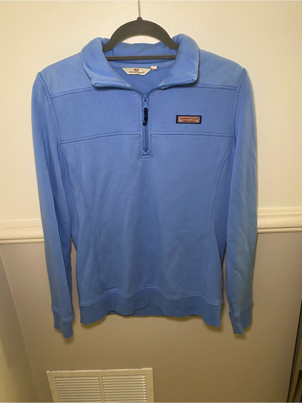 Vineyard Vines Women’s Sky Blue Half-Zip Shepshirt